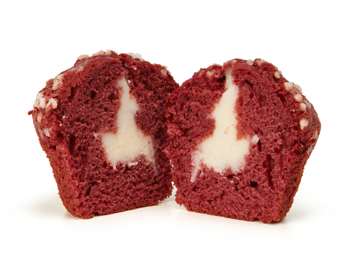 MUFFIN RED VELVET CHEESECAKE
